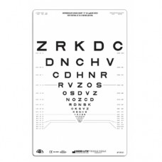 Intermediate Distance More Scrambled Sloan Letter Chart